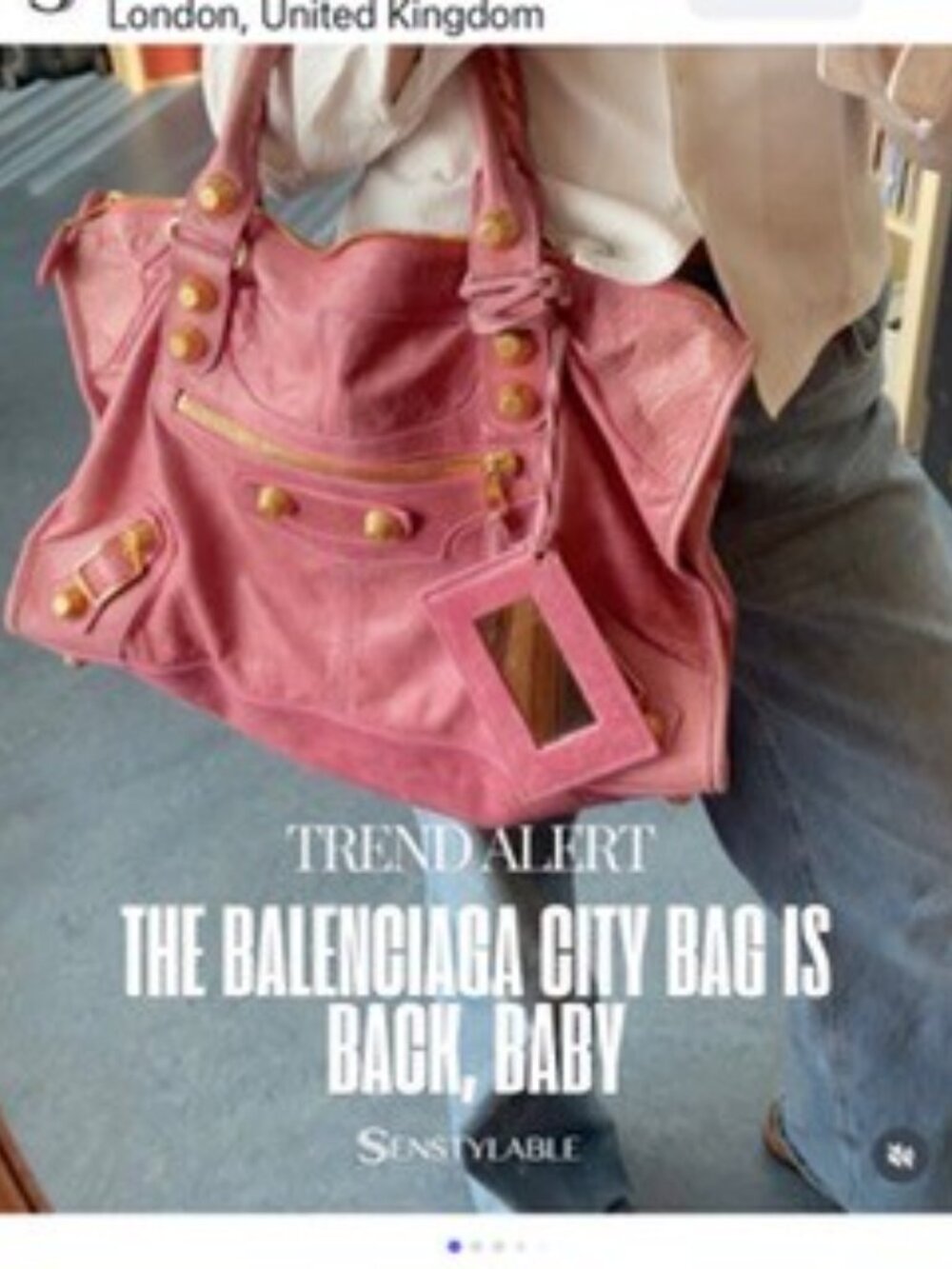 Authentic Balenciaga Agneau Giant 21 Brief Bag-Anthracite with Gold Hardware